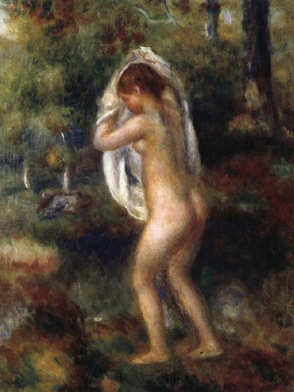 Pierre Renoir Young Girl Undressing Spain oil painting art